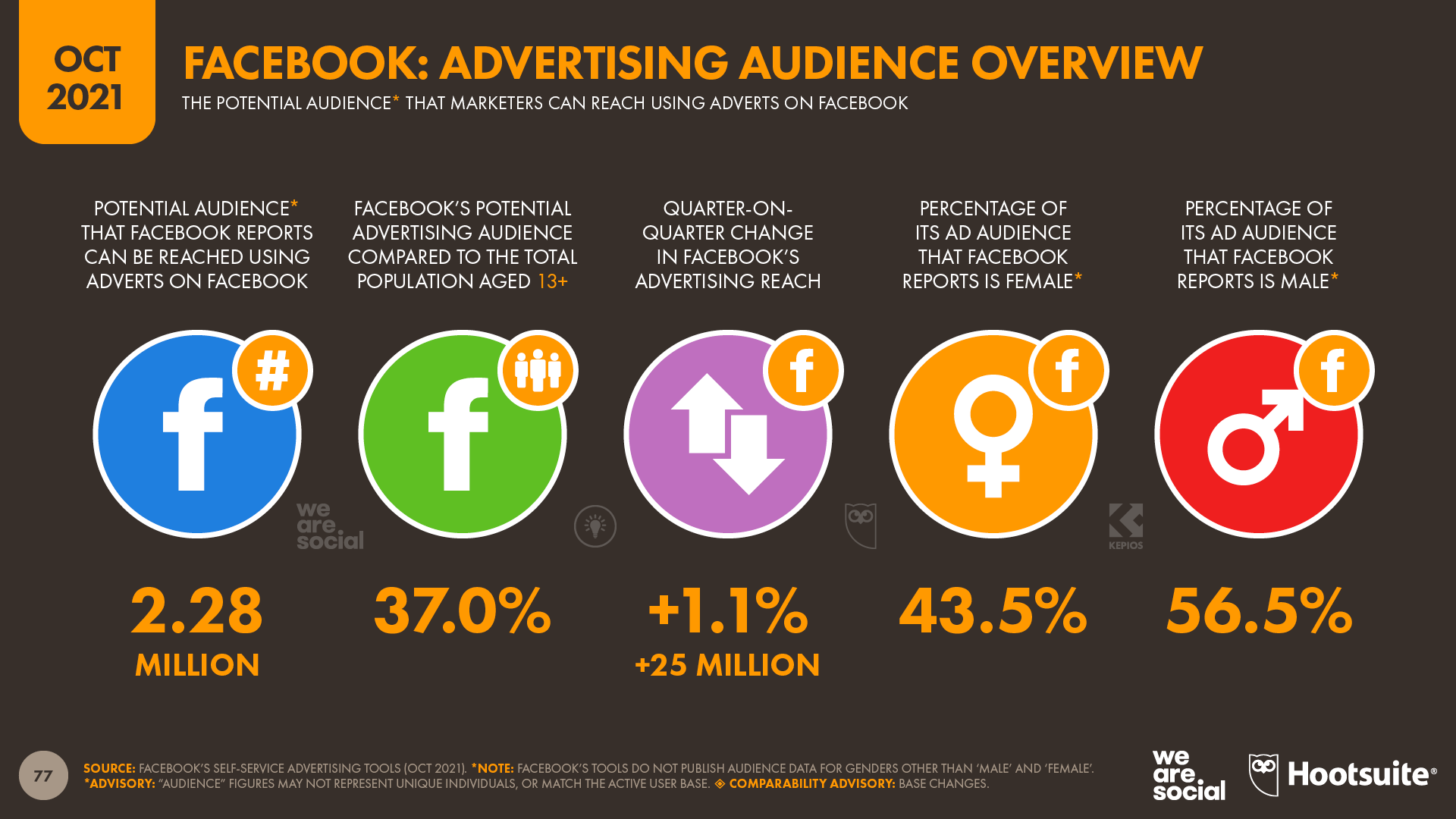 Facebook Audience Statistics
